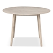 Furniture of America Aberma Wood 5-Piece Round Dining Table Set in Natural