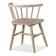 Furniture of America Aberma Wood 5-Piece Round Dining Table Set in Natural