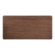 Furniture of America Senoil Boucle Fabric 5-Piece Dining Table Set in Walnut