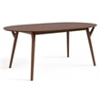 Furniture of America Vivendel Wood 7-Piece Dining Table Set in Walnut