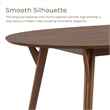 Furniture of America Vivendel Wood 7-Piece Dining Table Set in Walnut