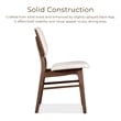 Furniture of America Vivendel Wood 7-Piece Dining Table Set in Walnut