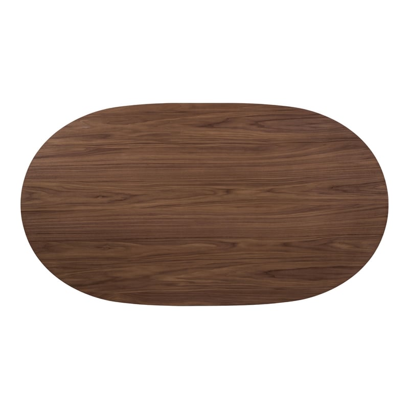 Furniture of America Vivendel Wood 7-Piece Dining Table Set in Walnut