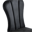 Furniture of America Seabliss Wood and Fabric Side Chairs in Black (Set of 2)