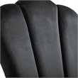 Furniture of America Seabliss Wood and Fabric Side Chairs in Black (Set of 2)