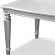 Furniture of America Seabliss Wood 84-inch Dining Table in Silver