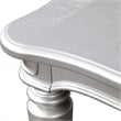 Furniture of America Seabliss Wood 84-inch Dining Table in Silver