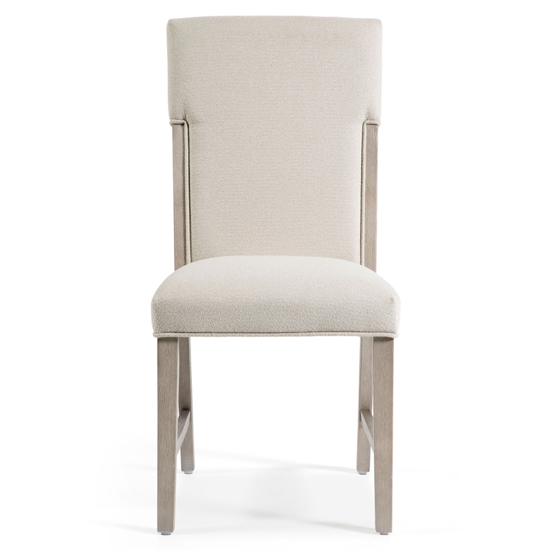 Furniture of America Westely Wood and Upholster Natural Side Chairs (Set of 2)
