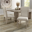 Furniture of America Westely Wood and Upholster Natural Side Chairs (Set of 2)