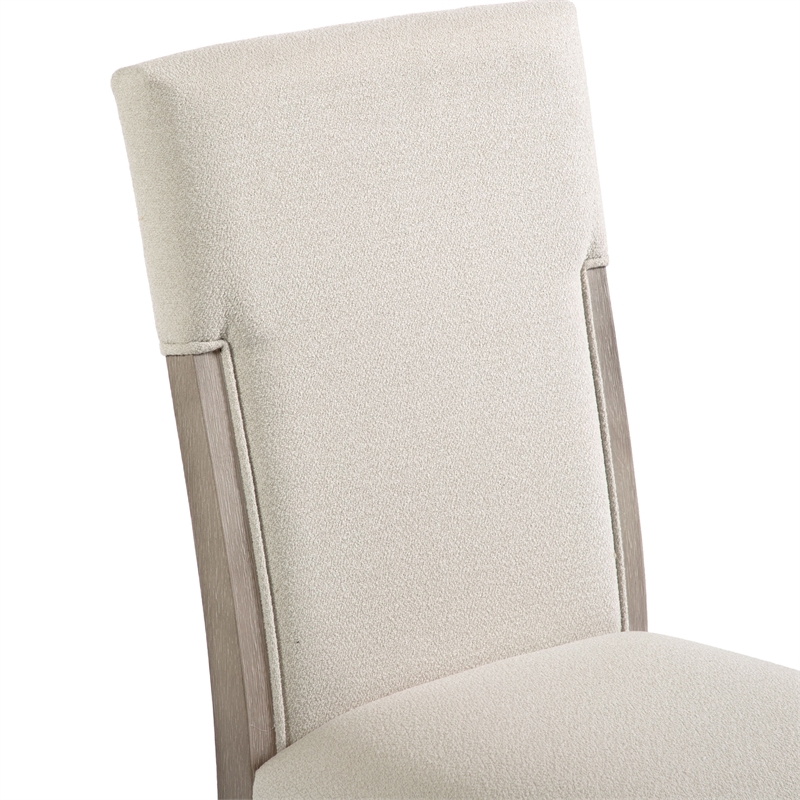 Furniture of America Westely Wood and Upholster Natural Side Chairs (Set of 2)