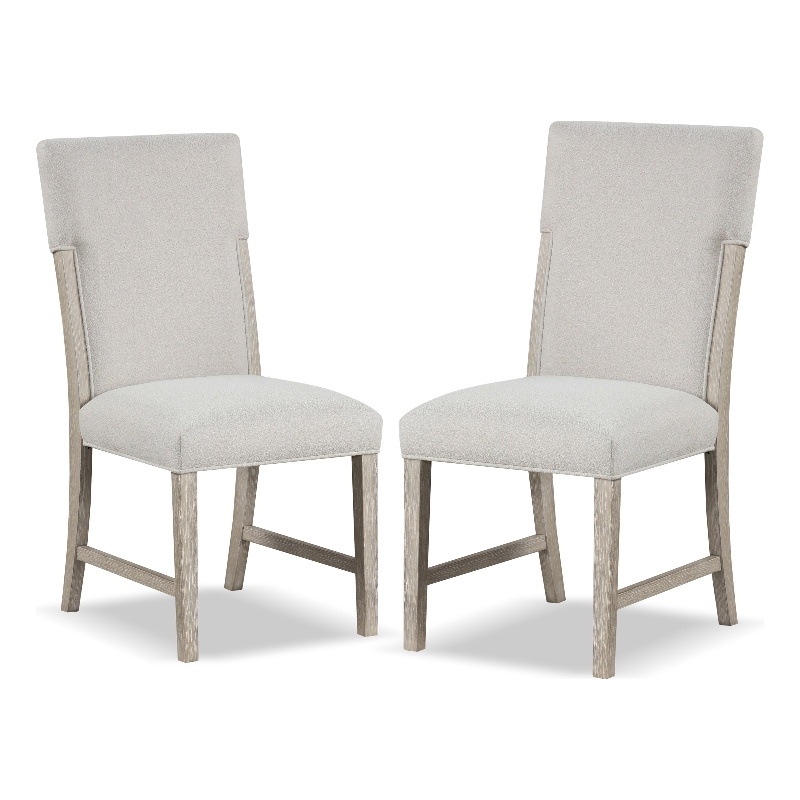 Furniture of America Westely Wood and Upholster Natural Side Chairs (Set of 2)
