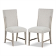 Furniture of America Westely Wood and Upholster Natural Side Chairs (Set of 2)