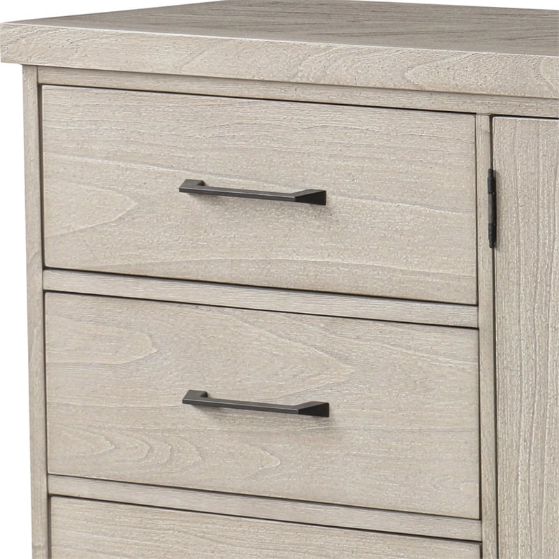 Furniture of America Westely Wood Multi-Storage Server in Natural