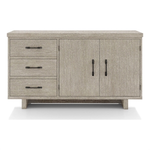 Furniture of America Westely Wood Multi-Storage Server in Natural