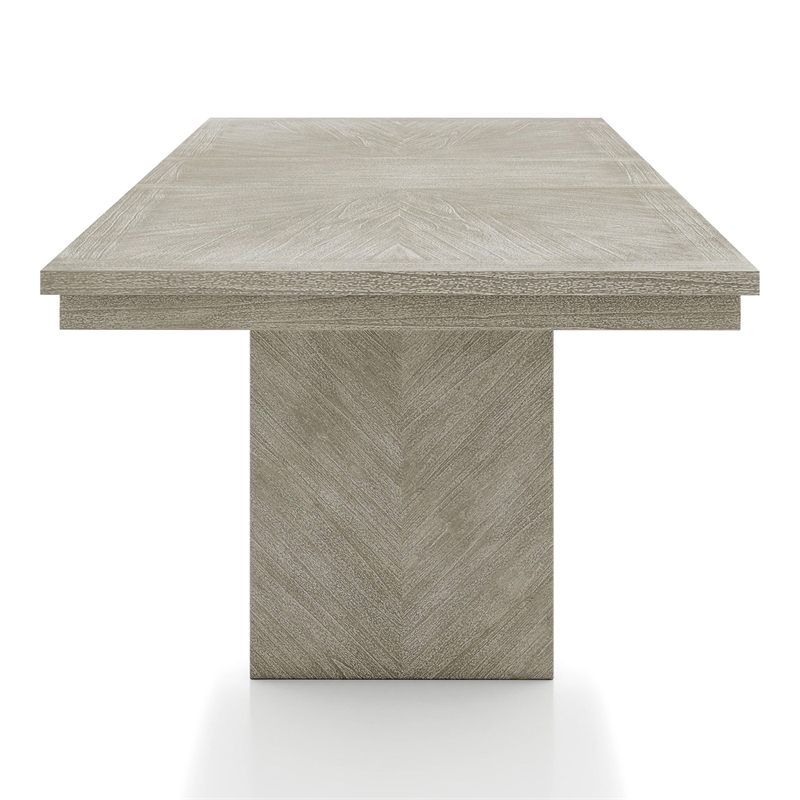 Furniture of America Westely Wood Extendable Dining Table in Natural