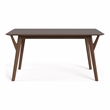 Furniture of America Beck Wood 7-Piece Dining Table Set in Walnut