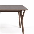 Furniture of America Beck Wood 7-Piece Dining Table Set in Walnut