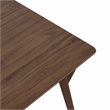 Furniture of America Beck Wood 7-Piece Dining Table Set in Walnut