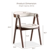 Furniture of America Sheil Wood 5-Piece Dining Table Set in Walnut