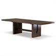 Furniture of America Goddard Wood 7-Piece Dining Table Set in Dark Walnut