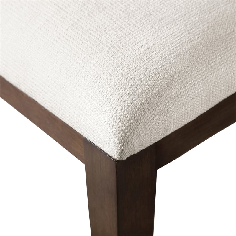 Furniture of America Goddard Wood 7-Piece Dining Table Set in Dark Walnut