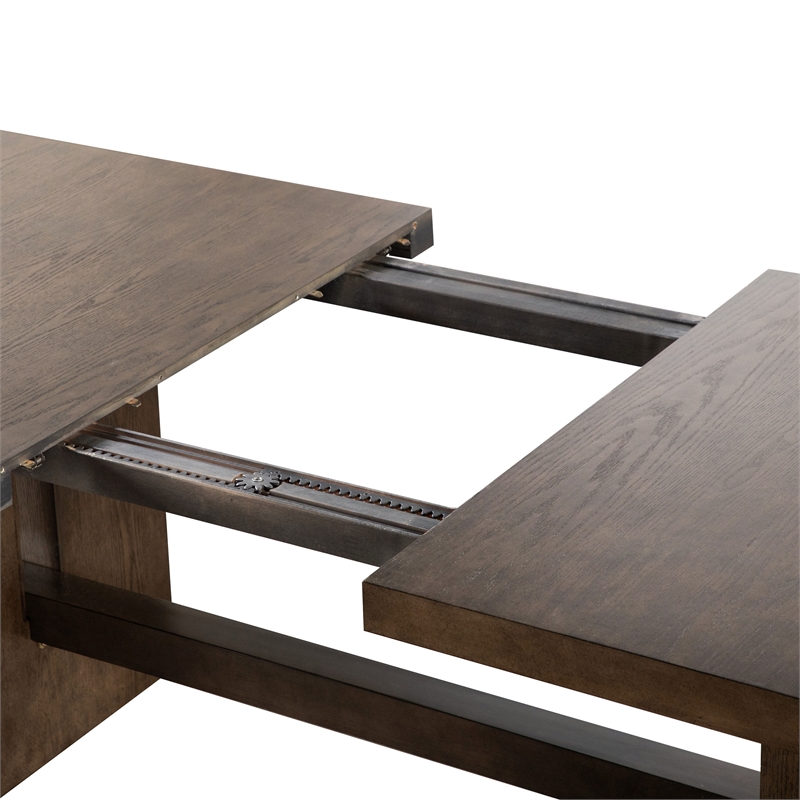 Furniture of America Goddard Wood 7-Piece Dining Table Set in Dark Walnut
