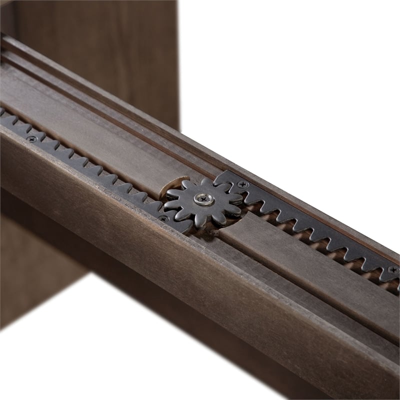Furniture of America Goddard Wood 7-Piece Dining Table Set in Dark Walnut