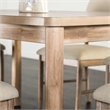 Furniture of America Sheil Wood 5-Piece Dining Table Set in Natural
