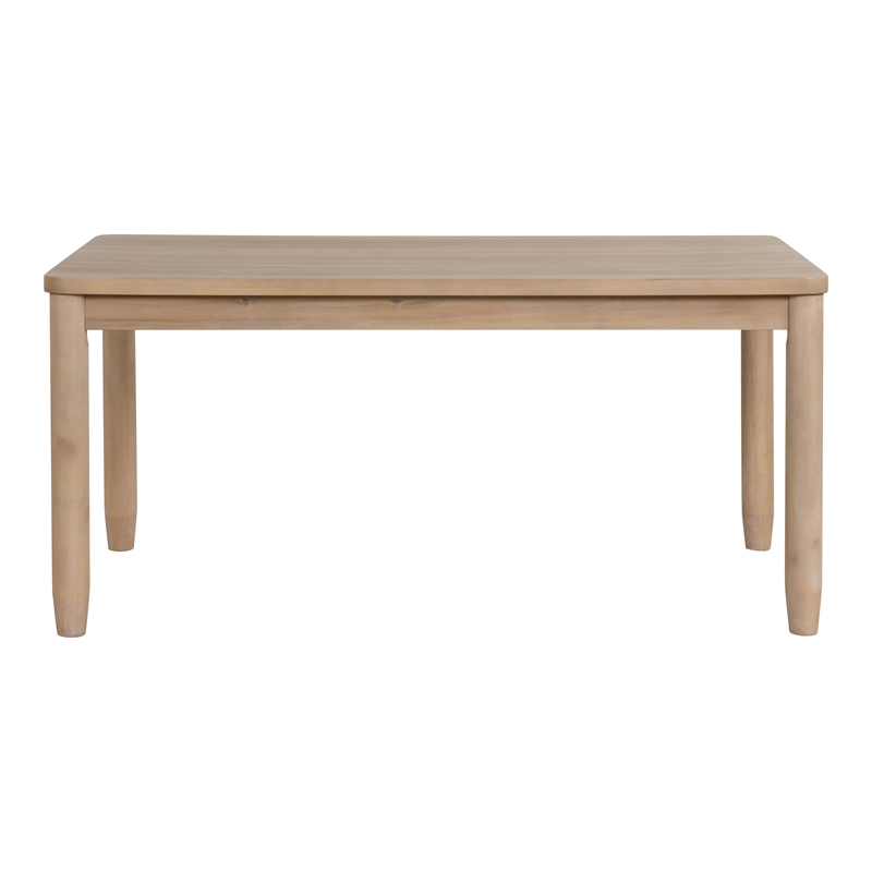 Furniture of America Sheil Wood 5-Piece Dining Table Set in Natural