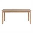 Furniture of America Sheil Wood 5-Piece Dining Table Set in Natural