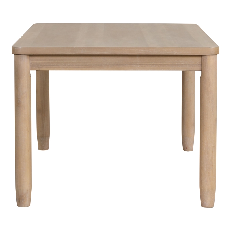 Furniture of America Sheil Wood 5-Piece Dining Table Set in Natural