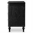 Furniture of America Seabliss Wood Queen 3-Piece Bedroom Set in Black