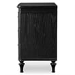 Furniture of America Seabliss Wood King 3-Piece Bedroom Set in Black