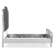 Furniture of America Seabliss Wood Queen 3-Piece Bedroom Set in Silver