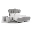 Furniture of America Seabliss Wood Queen 3-Piece Bedroom Set in Silver