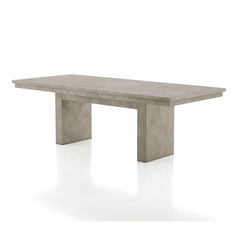 Furniture of America Westely Wood 6-Piece Dining Table Set in Natural