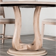 Furniture of America Tamsin Wood 5-Piece Counter Dining Table Set in Natural