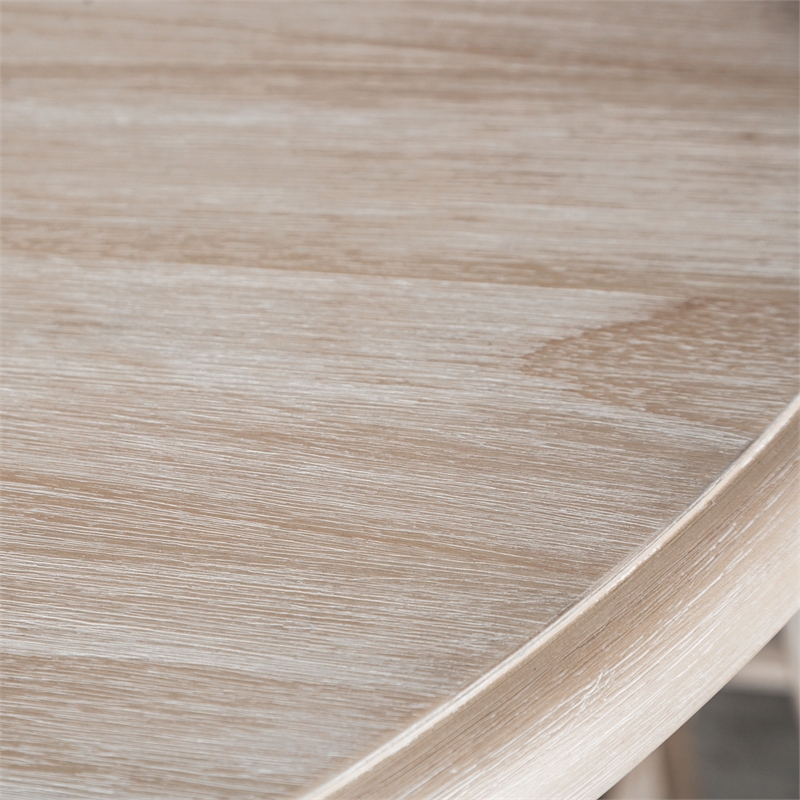 Furniture of America Tamsin Wood 5-Piece Counter Dining Table Set in Natural