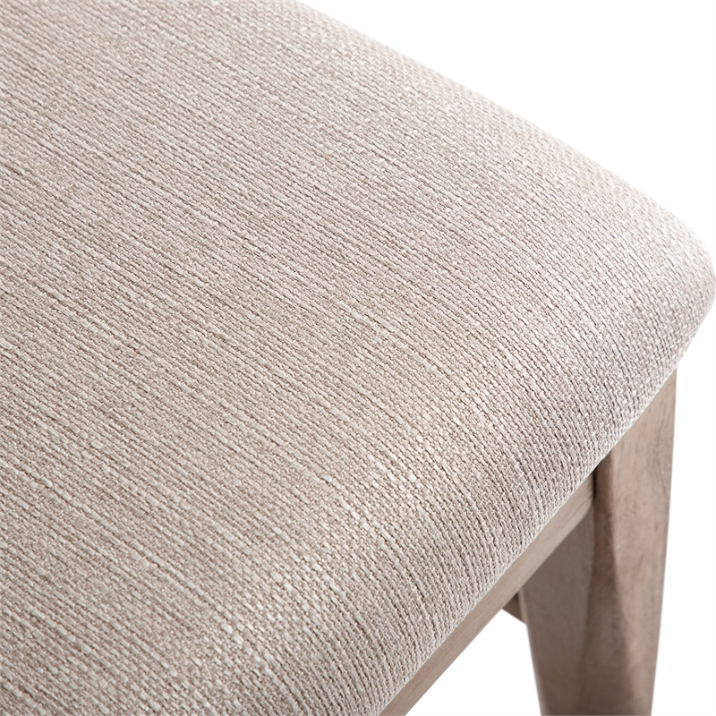 Furniture of America Stonall Wood 7-Piece Dining Table Set in Natural