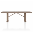 Furniture of America Stonall Wood 7-Piece Dining Table Set in Natural