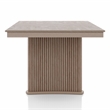 Furniture of America Stonall Wood 7-Piece Dining Table Set in Natural
