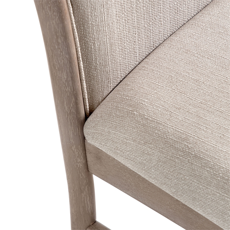 Furniture of America Stonall Wood 7-Piece Dining Table Set in Natural