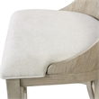 Furniture of America Selyra Wood Curved Side Chairs in White (Set of 2)