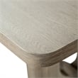 Furniture of America Selyra Wood Trestle Dining Table in White