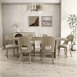 Furniture of America Selyra Wood 7-Piece Dining Table Set in White