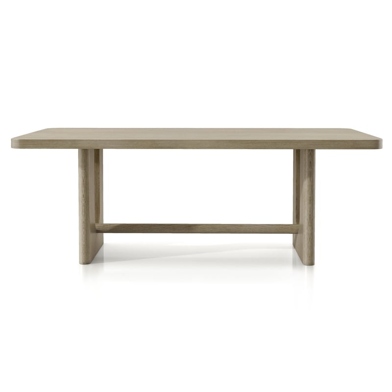 Furniture of America Selyra Wood 7-Piece Dining Table Set in White