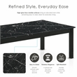 Furniture of America Isime Wood 3-Piece Coffee Table Set in Black