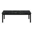 Furniture of America Isime Wood 3-Piece Coffee Table Set in Black