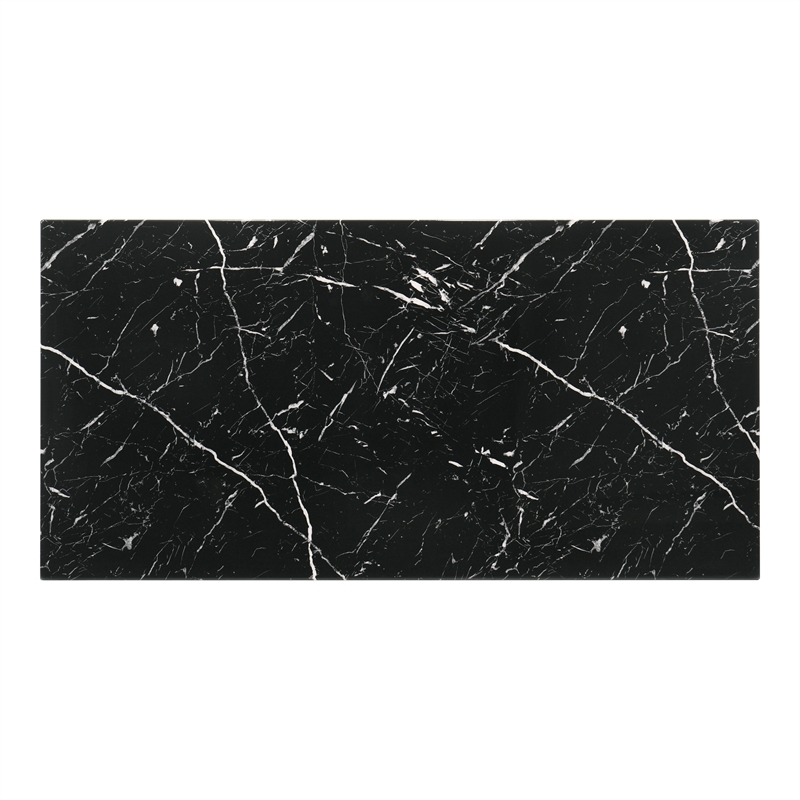 Furniture of America Isime Wood 3-Piece Coffee Table Set in Black