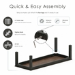 Furniture of America Isime Wood 3-Piece Coffee Table Set in Brown